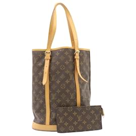 Louis Vuitton-LOUIS VUITTON Monogram Bucket GM Shoulder Bag M42236 LV Auth 26465-Other