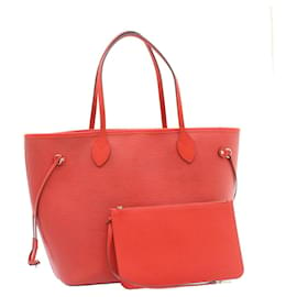 Louis Vuitton-LOUIS VUITTON Epi Neverfull MM Tote Bag Red M41318 LV Auth 24583-Red