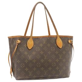 Louis Vuitton-LOUIS VUITTON Monogram Neverfull PM Tote Bag M40155 LV Auth 26110-Other
