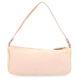 Prada-Estuche PRADA Canvas Pink Auth ts038-Rosa