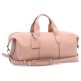 Louis Vuitton-LOUIS VUITTON Astralis Boston Bag Taurillon ClemenceLeder M50279 LV Auth 25991-Pink