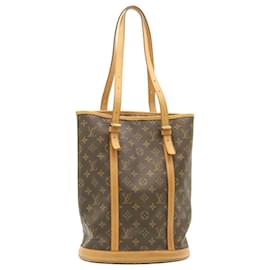 Louis Vuitton-LOUIS VUITTON Monogram Bucket GM Shoulder Bag M42236 LV Auth ar4973-Other