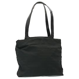 Prada-PRADA Shoulder Bag Nylon Black Auth ar5318-Black