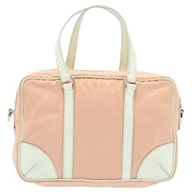 Prada-Prada Hand Bag Nylon 2way Pink Auth ar5323-Pink