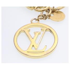 Louis Vuitton-LOUIS VUITTON LV Circle Charm Gold Tone M68000 auth 25500-Other