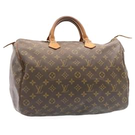 Louis Vuitton-Louis Vuitton Monogram Speedy 35 Hand Bag M41524 LV Auth 26269-Other