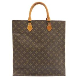 Louis Vuitton-Bolso de mano Sac Plat con monograma M de LOUIS VUITTON51140 LV Auth jk628-Otro