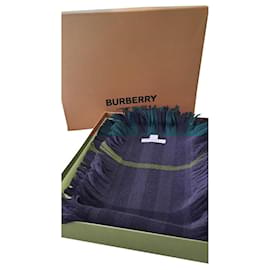 Burberry-Burberry scarf-Black,Red,Dark green