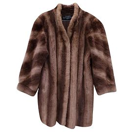 Guy Laroche Coats, Outerwear Brown Beige