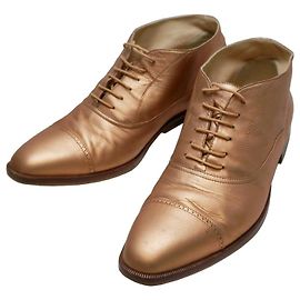 Chanel Cuir Hommes Chaussures Bronze Taille 42 Bronze