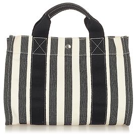 Hermès Blanc Cannes PM Noir Blanc