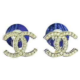 Chanel-raro paio di orecchini Chanel con cristalli-Altro
