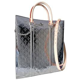 Louis Vuitton-Plat Bag Mirror (under Virgil Abloh)-Silvery