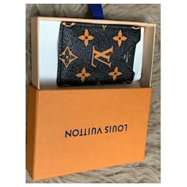 Louis Vuitton-Titolare della carta-Nero,Arancione