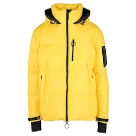 Off White Two-Toned Ski Puffer Jacket Yellow