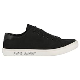 Saint Laurent-Mens Malibu Sneakers-Black