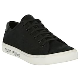 Saint Laurent-Mens Malibu Sneakers-Black