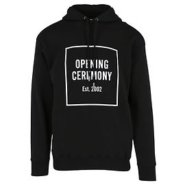 Opening Ceremony Hoodie mit Box-Logo Schwarz