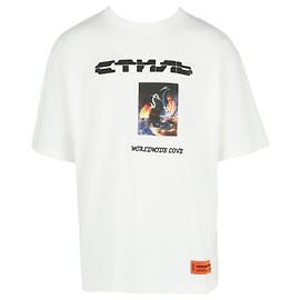 Heron Preston Camiseta con estampado gráfico Blanco