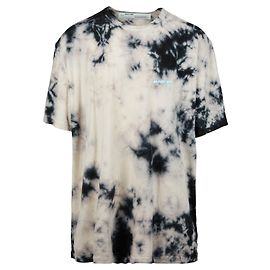 Off White Camiseta con efecto tie-dye para hombre Multicolor