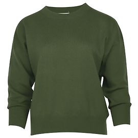 Pull à col rond Equipment en cachemire vert Vert