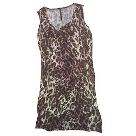 Robe d'été mini Karen Millen imprimé léopard en viscose Imprimé léopard