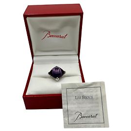 Baccarat Anelli Viola scuro