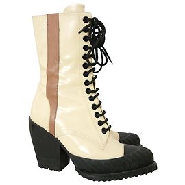 Chloé Chloe Neutral Rylee Schnürstiefel Roh