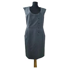 Filippa K Grey Wool Dress M Grey