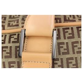 Fendi-XL Brown Monogram FF Zucca Duffle Bag-Other