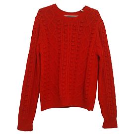 Pull en laine rouge Cynthia Rowley Rouge
