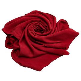 Sciarpa in seta rossa Must de Cartier Cartier Rosso Bordò