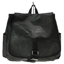 Vivienne Westwood-Vivienne Westwood  Backpack / leather / black / total pattern-Black