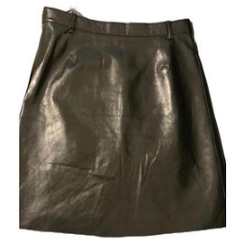Balenciaga Lederrock Schwarz Schwarz