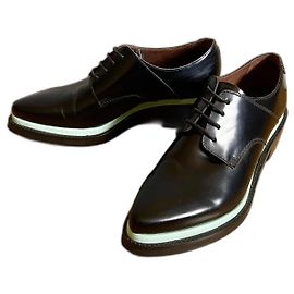 Acne Alouette oxfords Noir Bleu clair