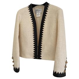 Chanel-Skirt suit-Black,White,Beige