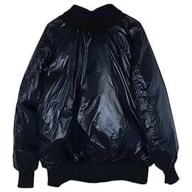 Sacai-Sacai Luck Puffer Jacket in Navy Blue Nylon-Blue,Navy blue