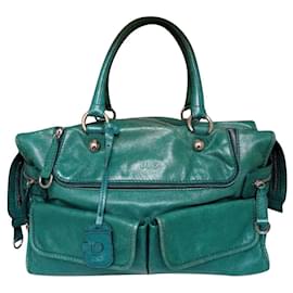 Dolce & Gabbana-Dolce and Gabbana Emy bolsa verde tote bag-Verde