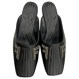 Fendi-Mules-Black