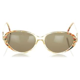 Fendi-[Used]) FENDI Orange Plastic Sunglasses Women's-Orange