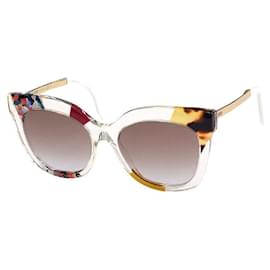 Fendi-[Used] Fendi  Sunglasses  FF0179 Clear × Multicolor Paint Fashion Italy Ladies-Multiple colors