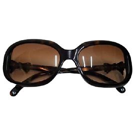 [Usado] CHANEL Gafas de sol Gafas / Gafas de sol Gafas de sol 5170-Un listón Castaño