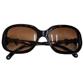 Chanel-[Usado] CHANEL Gafas de sol Gafas / Gafas de sol Gafas de sol 5170-Un listón-Castaño
