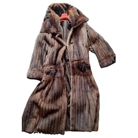 Autre Marque-Tarja Niskanen limited edition mink coat-Chestnut