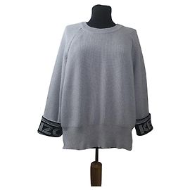 Jersey Kenzo gris de algodón y lana Gris