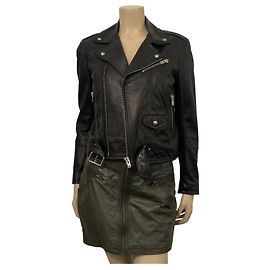 Iro leather jacket size 40 NEW Black