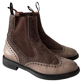 Santoni chelsea boots ladies size 36,5 Brown