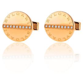 Gemelli Bulgari in oro con diamanti Altro