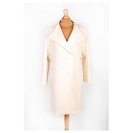 Fendi-Fendi Straight Coat-Beige