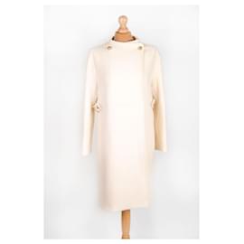 Fendi-Fendi Straight Coat-Beige